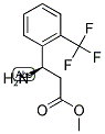 (R)-3-AMINO-3-(2-TRIFLUOROMETHYL-PHENYL)-PROPIONIC ACID METHYL ESTER Struktur