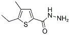 5-ETHYL-4-METHYLTHIOPHENE-2-CARBOHYDRAZIDE Struktur