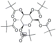 BETA-D-GALACTOSE PENTAPIVALATE Struktur