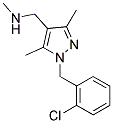 N-[[1-(2-CHLOROBENZYL)-3,5-DIMETHYL-1H-PYRAZOL-4-YL]METHYL]-N-METHYLAMINE Struktur