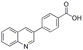4-(3-QUINOLINYL)BENZOIC ACID Struktur
