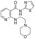 2-(2-MORPHOLIN-4-YL-ETHYLAMINO)-N-THIAZOL-2-YL-NICOTINAMIDE Struktur