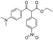 3-(4-DIMETHYLAMINO-PHENYL)-2-(4-NITRO-PHENYL)-3-OXO-PROPIONIC ACID ETHYL ESTER Struktur