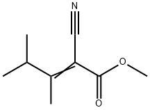 METHYL 2-CYANO-3,4-DIMETHYLPENT-2-ENOATE Struktur