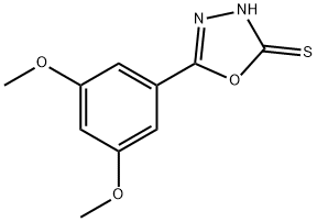 5-(3,5-DIMETHOXYPHENYL)-1,3,4-OXADIAZOLE-2-THIOL Struktur