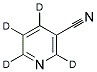 3-CYANOPYRIDINE-2,4,5,6-D4 Struktur