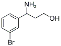 3-AMINO-3-(3-BROMO-PHENYL)-PROPAN-1-OL Struktur