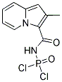 (2-METHYLINDOLIZIN-3-YL)CARBONYLPHOSPHORAMIDIC DICHLORIDE Struktur