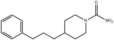 4-(3-PHENYL-PROPYL)-PIPERIDINE-1-CARBOXAMIDE Struktur