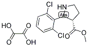 METHYL (3S)-2-(2,6-DICHLOROPHENYL)-3-PYRROLIDINECARBOXYLATE OXALATE Struktur