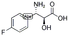 (2S,3S)-3-AMINO-3-(4-FLUORO-PHENYL)-2-HYDROXY-PROPIONIC ACID Struktur