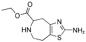 2-AMINO-4,6,7,8-TETRAHYDRO-5-CARBETHOXY-THIAZOLO[5,4-D]AZEPINE Struktur