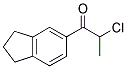 2-CHLORO-1-(2,3-DIHYDRO-1H-INDEN-5-YL)PROPAN-1-ONE Struktur