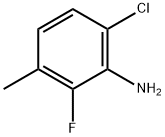 6-CHLORO-2-FLUORO-3-METHYLANILINE Struktur