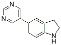 5-(5-PYRIMIDINYL)INDOLINE Struktur