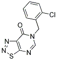 6-(2-CHLOROBENZYL)[1,2,3]THIADIAZOLO[5,4-D]PYRIMIDIN-7(6H)-ONE Struktur