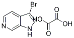 3-BROMO-1H-PYRROLO[2,3-C]PYRIDIN-6-IUM OXALATE Struktur