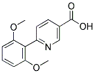 6-(2,6-DIMETHOXYPHENYL)NICOTINIC ACID Struktur