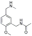 (2-METHOXY-5-[(METHYLAMINO)METHYL]BENZYL)ACETAMIDE Struktur