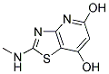 2-(METHYLAMINO)THIAZOLO[4,5-B]PYRIDINE-5,7-DIOL Struktur