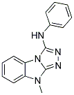 (9-METHYL-9H-BENZO[4,5]IMIDAZO[2,1-C][1,2,4]TRIAZOL-3-YL)-PHENYL-AMINE Struktur