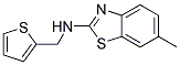 6-METHYL-N-(THIEN-2-YLMETHYL)-1,3-BENZOTHIAZOL-2-AMINE Struktur