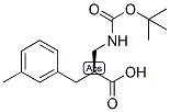 (S)-2-(TERT-BUTOXYCARBONYLAMINO-METHYL)-3-M-TOLYL-PROPIONIC ACID Struktur