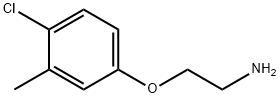 2-(4-CHLORO-3-METHYL-PHENOXY)-ETHYLAMINE Struktur