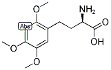 (R)-2-AMINO-4-(2,4,5-TRIMETHOXY-PHENYL)-BUTYRIC ACID Struktur