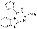 4-THIEN-2-YL-3,4-DIHYDRO[1,3,5]TRIAZINO[1,2-A]BENZIMIDAZOL-2-AMINE Struktur