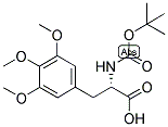 (S)-2-TERT-BUTOXYCARBONYLAMINO-3-(3,4,5-TRIMETHOXY-PHENYL)-PROPIONIC ACID Struktur