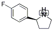(S)-2-(4-FLUOROPHENYL)PYRROLIDINE Struktur