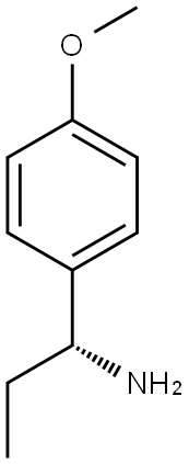 (R)-1-(4-METHOXYPHENYL)PROPAN-1-AMINE Struktur