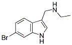 (6-BROMO-1H-INDOL-3-YLMETHYL)-ETHYL-AMINE Struktur