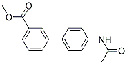 METHYL 4'-(ACETYLAMINO)[1,1'-BIPHENYL]-3-CARBOXYLATE Struktur