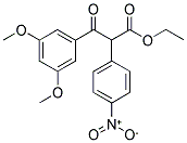 3-(3,5-DIMETHOXY-PHENYL)-2-(4-NITRO-PHENYL)-3-OXO-PROPIONIC ACID ETHYL ESTER Struktur