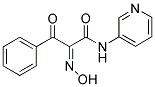 2-HYDROXYIMINO-3-OXO-3-PHENYL-N-PYRIDIN-3-YL-PROPIONAMIDE Struktur