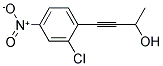 4-(2-CHLORO-4-NITROPHENYL)-3-BUTYN-2-OL Struktur