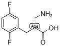 (R)-2-AMINOMETHYL-3-(2,5-DIFLUORO-PHENYL)-PROPIONIC ACID Struktur