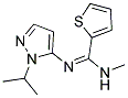 N'-(1-ISOPROPYL-1H-PYRAZOL-5-YL)-N-METHYLTHIOPHENE-2-CARBOXIMIDAMIDE Struktur