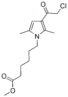 METHYL 6-[3-(CHLOROACETYL)-2,5-DIMETHYL-1H-PYRROL-1-YL]HEXANOATE Struktur