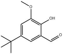 5-TERT-BUTYL-2-HYDROXY-3-METHOXY-BENZALDEHYDE Struktur