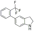 5-[2-(TRIFLUOROMETHYL)PHENYL]INDOLINE Struktur