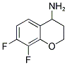 7,8-DIFLUORO-CHROMAN-4-YLAMINE Struktur