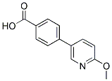 4-(6-METHOXY-3-PYRIDINYL)BENZOIC ACID Struktur