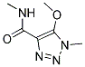 5-METHOXY-N,1-DIMETHYL-1H-1,2,3-TRIAZOLE-4-CARBOXAMIDE Struktur