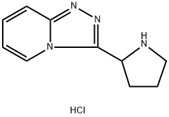 3-PYRROLIDIN-2-YL[1,2,4]TRIAZOLO[4,3-A]PYRIDINE Struktur