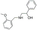 2-((2-METHOXYBENZYL)AMINO)-1-PHENYLETHANOL Struktur