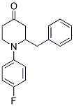 1-N-(4'-FLUOROPHENYL)-2-BENZYL-PIPERIDIN-4-ONE Struktur