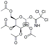 2,3,4,6-TETRA-O-ACETYL-ALPHA-D-GALACTOPYRANOSYL TRICHLOROACETIMIDATE Struktur